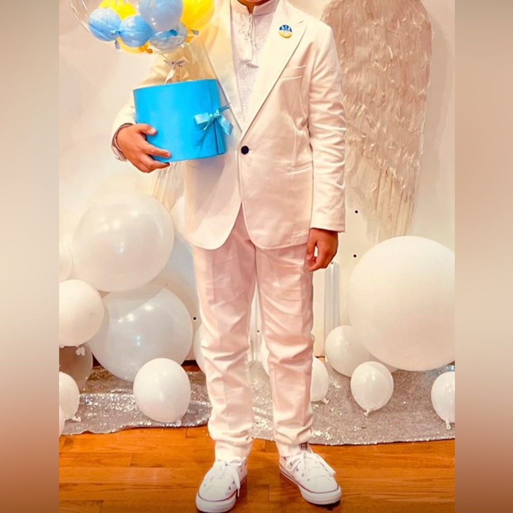 NEILL KATTER dress suit for boy size 12 made in Italy